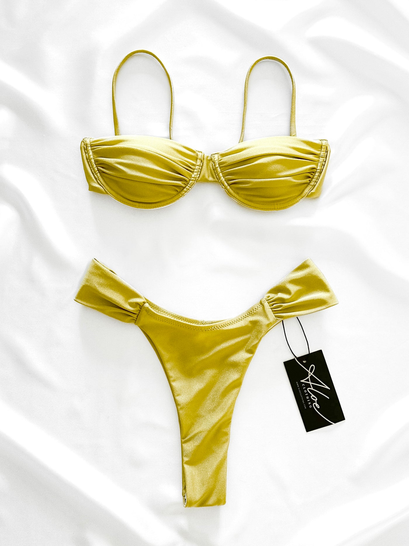 Alexis Bikini Set | Pistachio