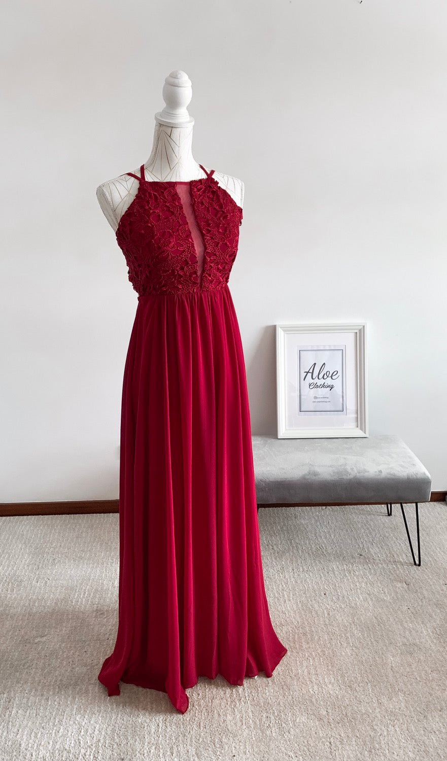 Charlotte dress | Red