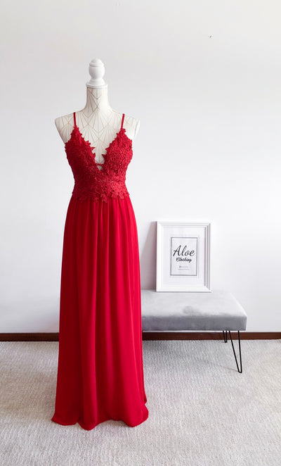 Jasmine Dress | Red