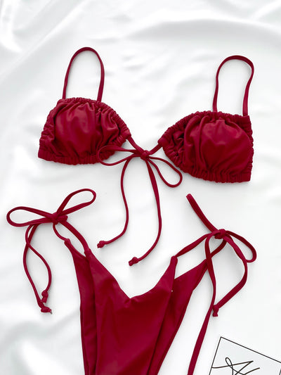 Hayley Bikini Set | Burgundy