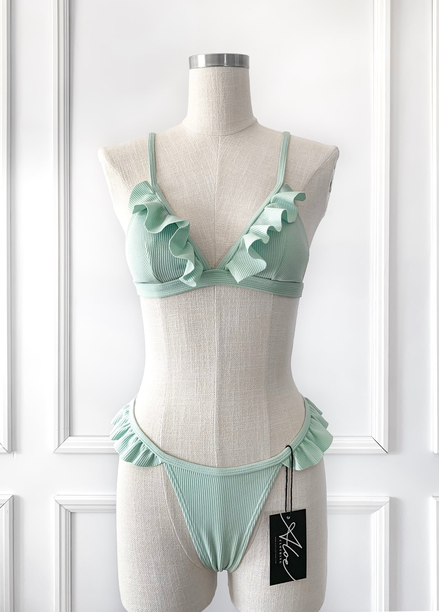 Evelyn Bikini Set | Mint Green