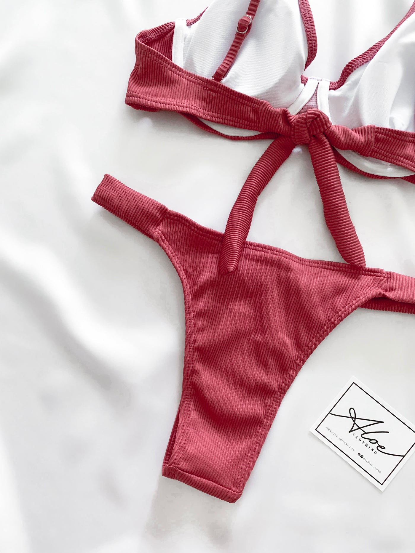 Olivia Bikini Set | Pepper Pink