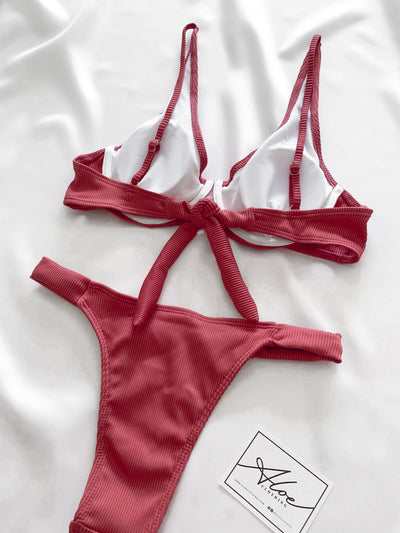 Olivia Bikini Set | Pepper Pink